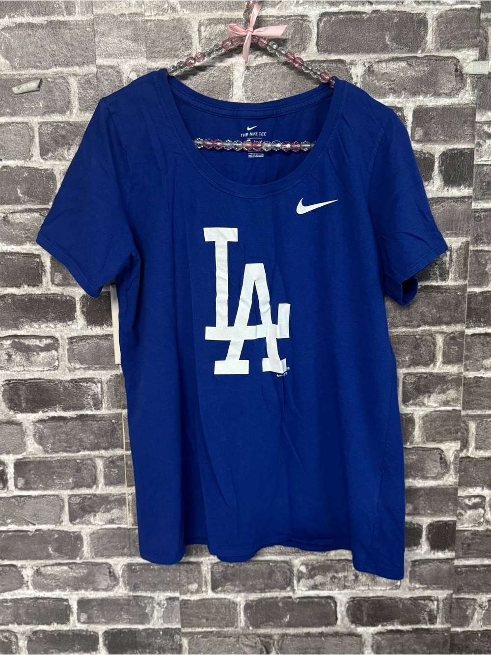 The Nike tee Los Angeles Dodgers graphic blue white